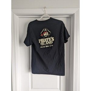 Gildan TShirt Adult Med Pirate Walk The Plank Hilton Head SC Pirate’s Island